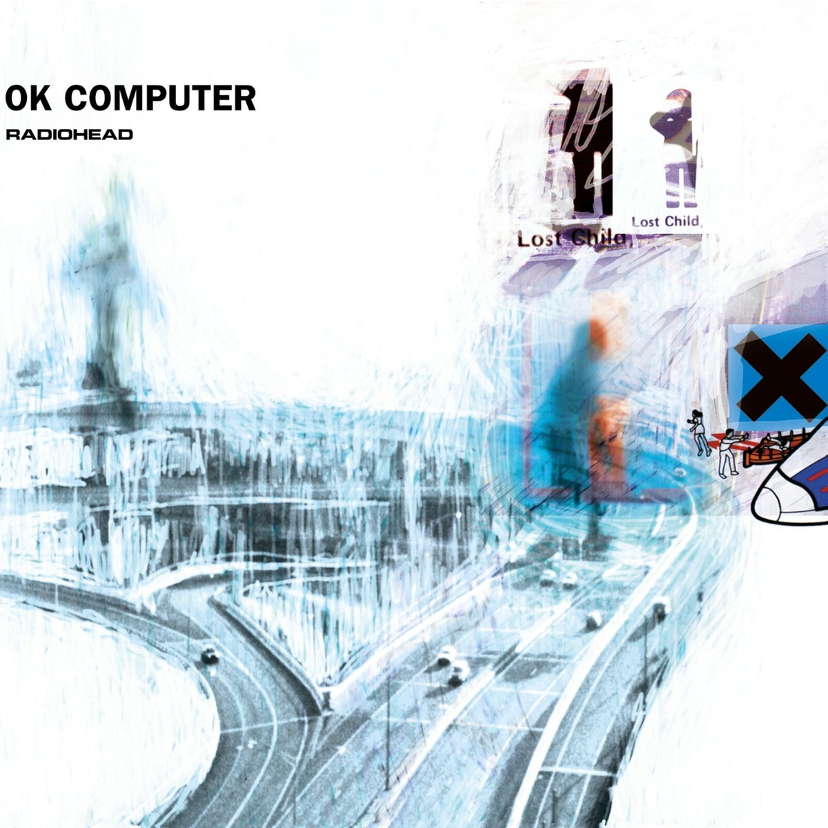 RADIOHEAD Ok Computer BANNER HUGE 4X4 Ft Fabric Poster