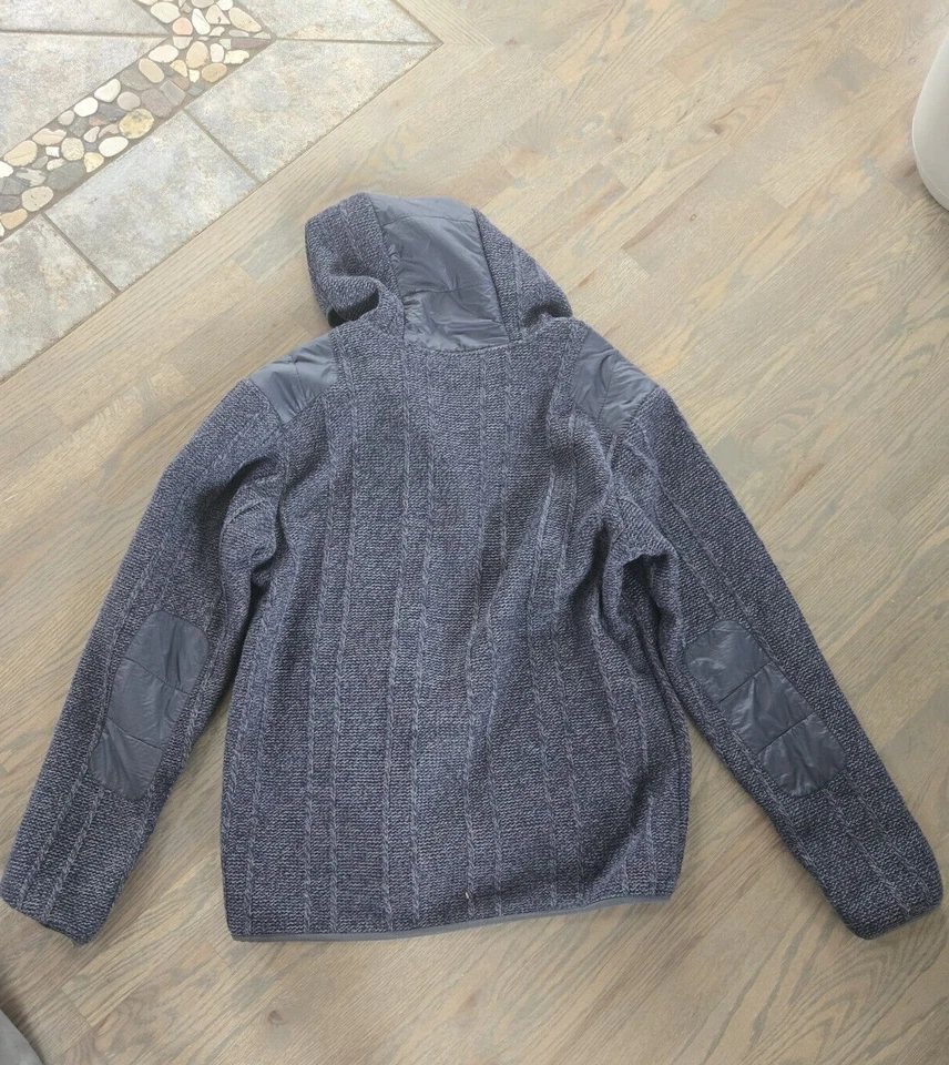 Jaqueta Thermotec Masculina COLMAR Tamanho 2XL Cinza Carvão Malha Forrada de Lã - Imagem 4 de 4