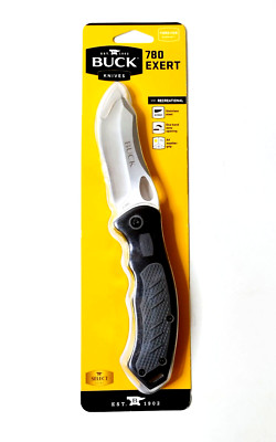 Buck 780 Exert Folding Knife Color: Black / Grey