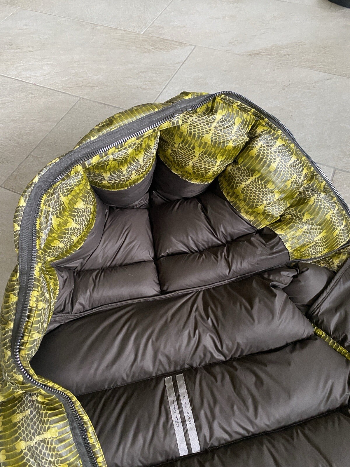 Rick Owens FW23 SEALED VEST PYTHON SNAKESKIN size… - image 12