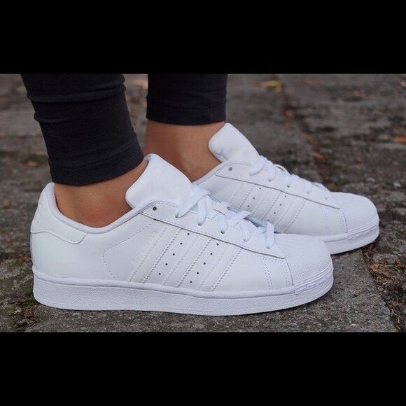 superstar all white