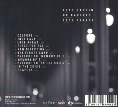 FRED NARDIN TRIO LOOK AHEAD NEW CD