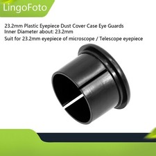 23.2mm Plastic Eyepiece Dust Case Cover for 23.2mm OD Stero Microscope/Telescope