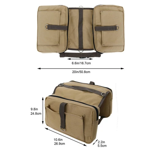 Outdoorrucksack Hundesatteltasche Rucksack Hundesack Satteltaschen für Hunde Haustier - Bild 8 von 8
