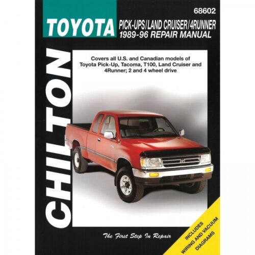Toyota Pick-Ups Land Cruiser 4-Runner T100 1989-1996 repair manual Chilton - Afbeelding 1 van 5