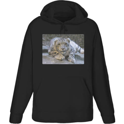 'Snow Leopard' Adult Hoodie / Hooded Sweater (HO093560) - Afbeelding 1 van 15