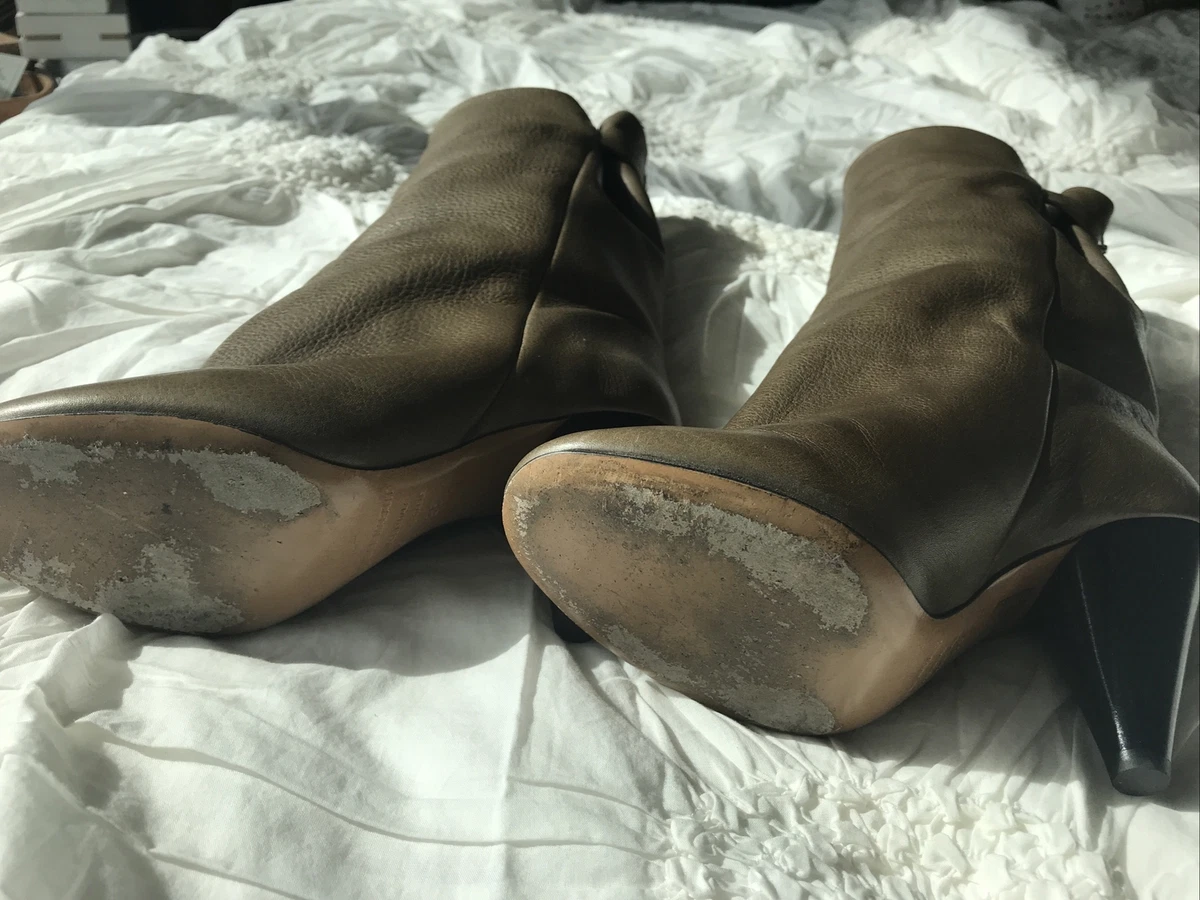 Isabel Marant Womens Lakfee Boots Green/Olive Size 36
