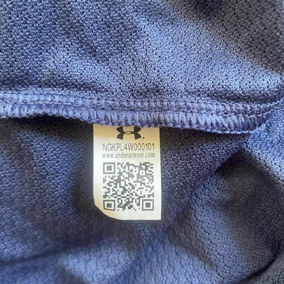 Under Armour Racer Back Tank Top Ladies M Blue Athletic Running Workout