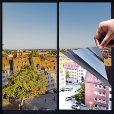 One Way Privacy Window Film PET Material Daytime Heat Control 31.5 Inx16.4 Feet