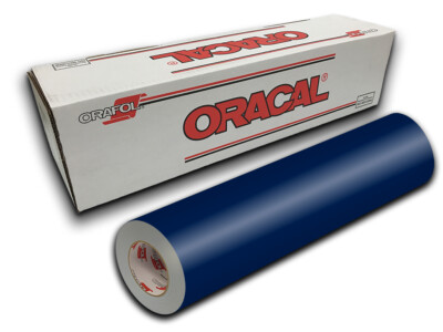 12'' X 5yd - Steel Blue Oracal 651 Craft & Hobby Cutting Vinyl Roll