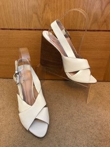 faith white sandals