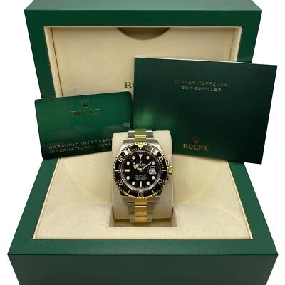 Rolex Meer Dweller 126603 Stahl 18K Gold Keramik Schwarz Dial