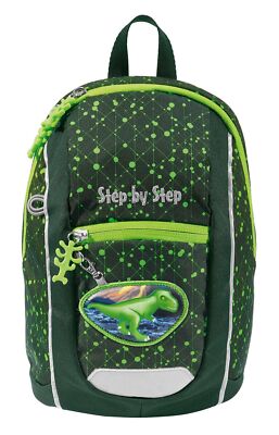 Step by Step Kiga Mini Backpack Rucksack Schulranzen-Zubehör Dino Nilo grün Neu