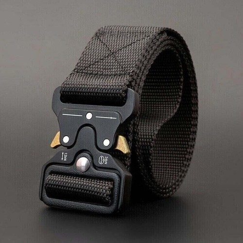 Military Tactical Belt Heavy Duty Security Guard Working Utility Nylon Waistband - Picture 10 of 13