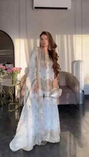 Woman Wedding Indian Ethnic Wear Micro Cotton Embroidery Sequence Salwar Kameez