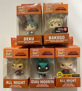 bakugou funko pop keychain