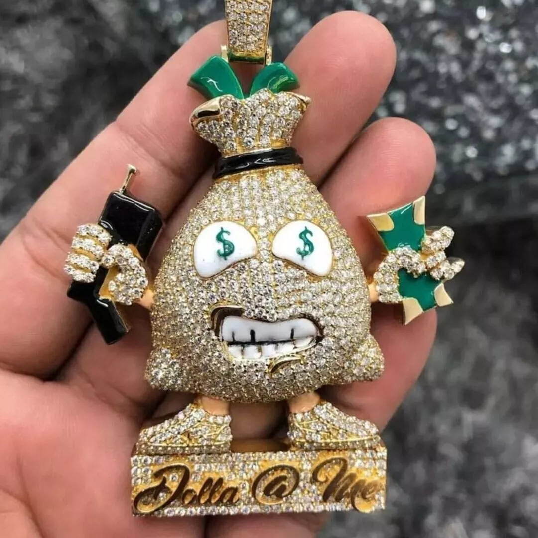 Money on sale bag pendant