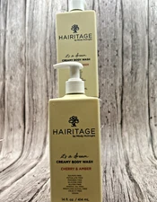 2 Pack Hairitage By Mindy Mcknight It's A Dream Creamy Body Wash Cherry & Amber