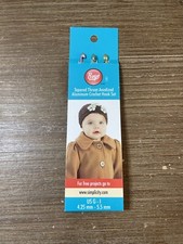 Boye Aluminum Crochet Hook Set Tapered Throat Anodized Crafts New Different Size