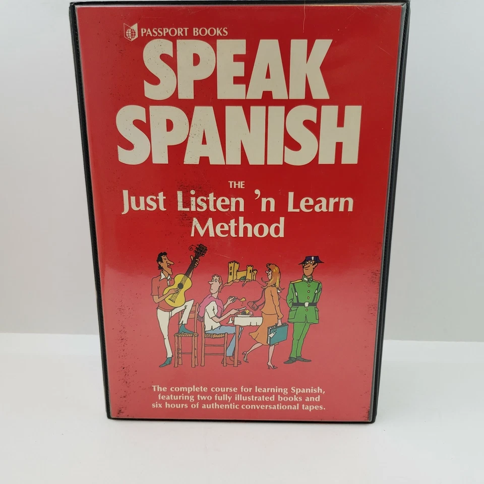 Speak Spanish Instructional Passport Books Cassettes books Listen n' Learn  - Image 4 of 4