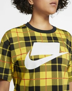 nike plaid crew neck