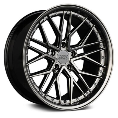 (1) 20x9 +35 XXR 571 5x120 Chromium Black Wheel