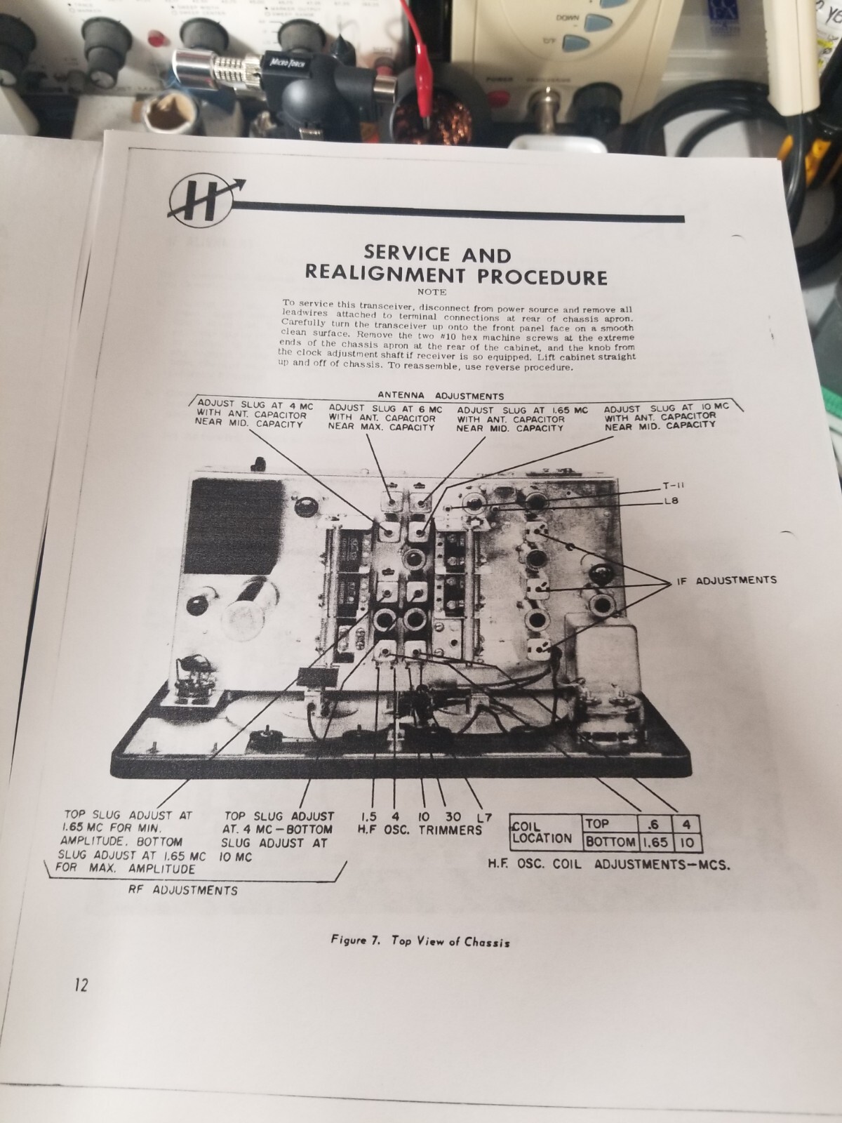 RARE HAMMARLUND HQ-105TR GENERAL COVERAGE RECEIVER / C.B. TRANSMITTER 