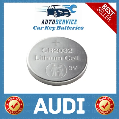 UNICELL Car Key Fob Battery For Audi Remote Q7 TT A1 A2 A3 A4 A5 A6 A7 S5 S4 1x CR2032