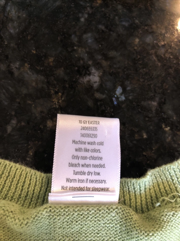 Suéter Gymboree Boys Grande (10) Verde Aguacate Argyle, ¡Nuevo! Foto 3 de 4