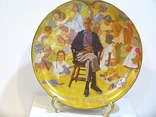 "Norman Rockwell Remembered" Limited Edition Commemorative Plate