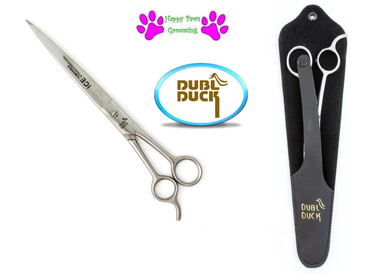 Pet Grooming 10" DUBL DUCK (MILLERS FORGE)Stainless Steel STRAIGHT SHEAR Scissor