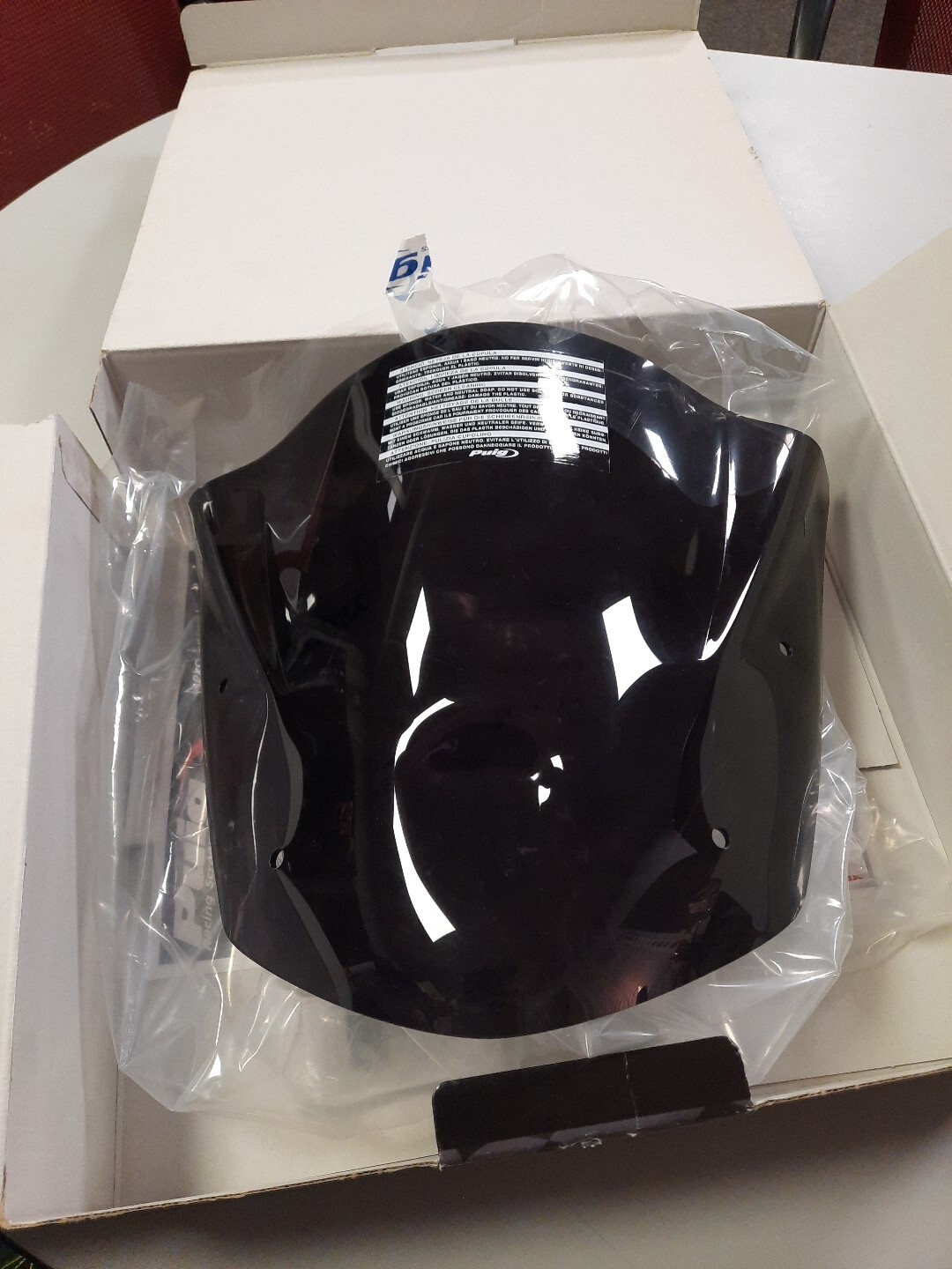 Puig 6859F Windschutzscheibe Sport FüR Yamaha MT-09 2013 Schwarz-image