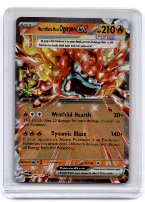 Hearthflame Mask Ogerpon ex 040/167 Sv06: Twilight Masquerade Holo