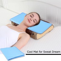 Ihoven Cool Pillow Mat 11 X 22 Cool Gel Chill Pad Cooling Pillow Mat Soft Ge... on sale Ihoven Cool Pillow Mat 11 X 22 Cool Gel Chill Pad Cooling Pillow Mat Soft Ge... on sale