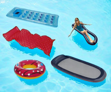 Luftmatratze Wasserliege Luftbett Badeinsel Strand Pool Schwimmen Sommer Strand