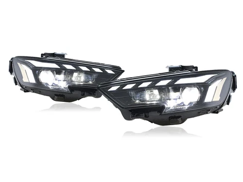 LED DRL Sequential Projector Headlights Assembly for AUDI A3 S3 8V 2017-2020 - Picture 6 of 10