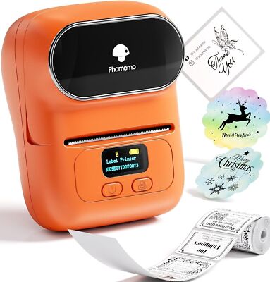 Phomemo M110 Bluetooth Etikettendrucker Tragbarer Labeldrucker für Android & iOS