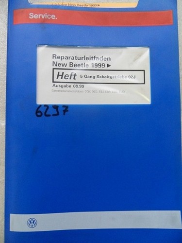 Werkstattbuch Reparaturleitfaden VW New beetle 5 Gang Schaltgetriebe 023 #6297