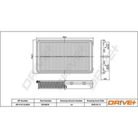 Dr!Ve+ Luftfilter Filtereinsatz Passend FüR Hyundai Santa KIA Sorento