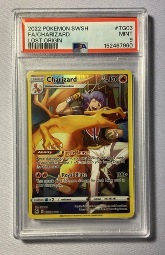 New ListingPSA 9 Charizard TG03/TG30 Full Art - Pokemon Lost Origin Trainer Gallery Mint