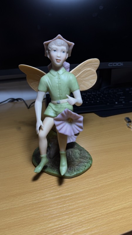 Vintage 1977 Goebel Laszlo Ispanky Morning Glory Fairy Figurine LE #18 of 1000