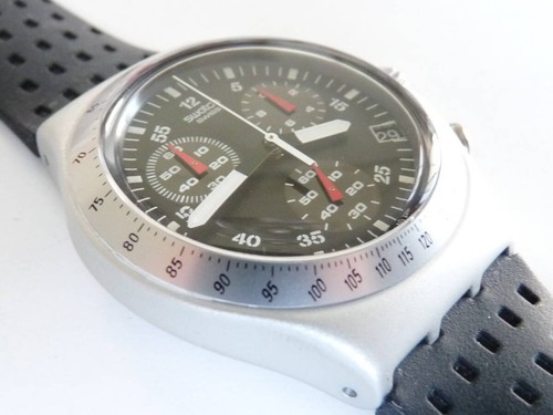 Swatch Irony Chrono Wildly YCS4024 Quarzuhr 1,57" Gehäuse gut gebraucht - Bild 3 von 10