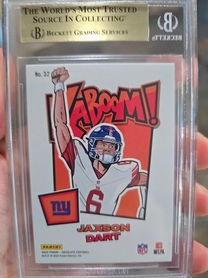ジャクソン５　プロモーション用ハガキ from レッド・バンク N.J. ＵＳＡ 2025 Panini Absolute - Kaboom! Vertical Jaxson Dart #32 Gold /10