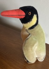 Vintage Steiff Mohair Penguin 8" "Peggy" Excellent Overall Must See No ID