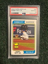 2023 TOPPS HERITAGE ALL STAR ROOKIE #85 BOBBY WITT JR. PSA 10