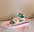 Vintage LEGO Boats Cabin Cruiser # 4011 Set 1991 Retired Assembled Captain Fig