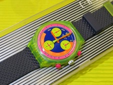 Swatch Chrono GRAND PRIX - SCJ101 - NUOVO & IMBALLO ORIGINALE con codice paese sul quadrante