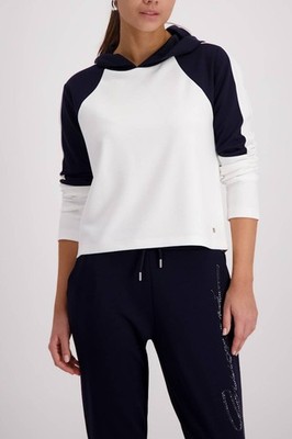 monari Damen Colorblock Sweatshirt 410501 mit Kapuze