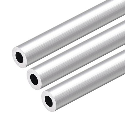 6063 Aluminum Round Tube 300x15x8mm ID Seamless for DIY Straight Tubing,3Pack