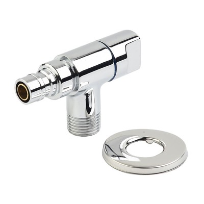 Ultra Short Mini Messing Chrom Bibcock Haushalt Waschmaschine Wasserhahn G1/2